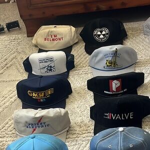 Lot of old trucker hats.  36 in total! 
Make me an offer!